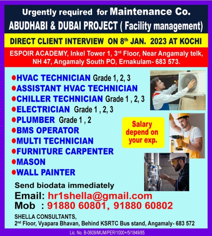 ABUDHABI & DUBAI PROJECT ( Facility management) 