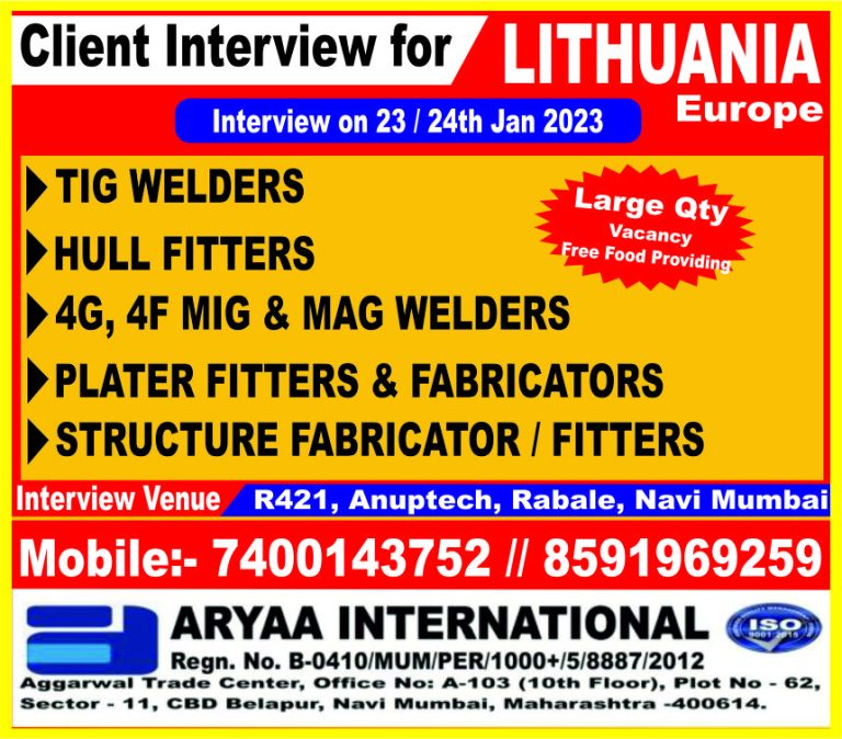 CLIENT INTERVIEW FOR EUROPE LITHUANIA – Googal Jobs