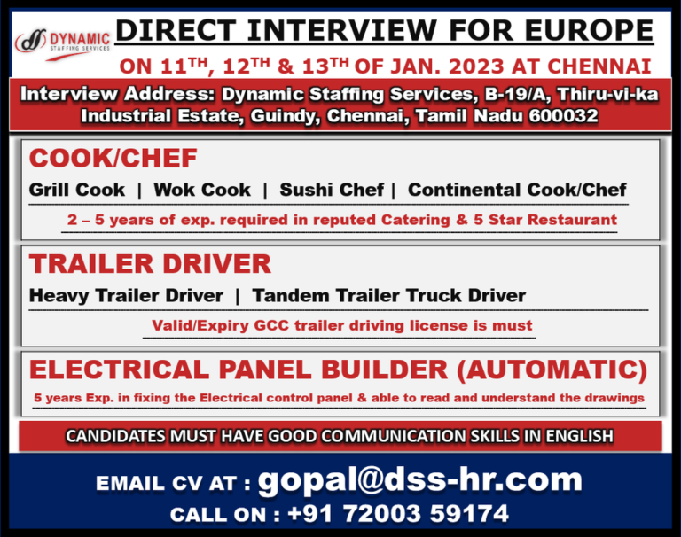Direct interview for EUROPE – Googal Jobs