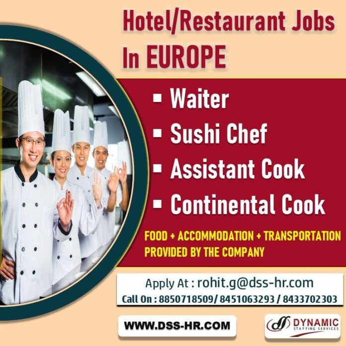 Hotel/Restaurant Jobs in EUROPE - Googal Jobs