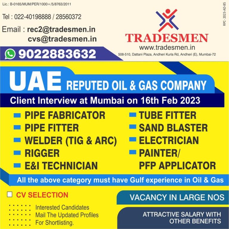 UAE REPUTED OIL & GAS COMPANY  – Googal Jobs