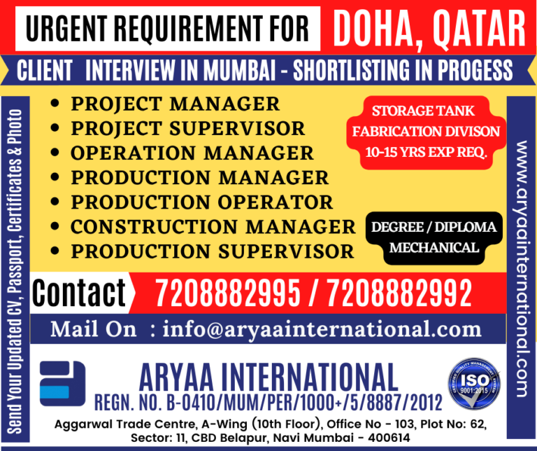 Hiring For Danim Engineering, Doha Qatar – Googal Jobs