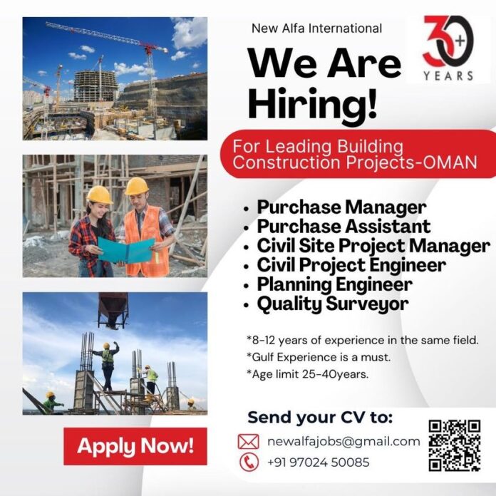Hiring for Leading Building Construction Projects - Googal Jobs