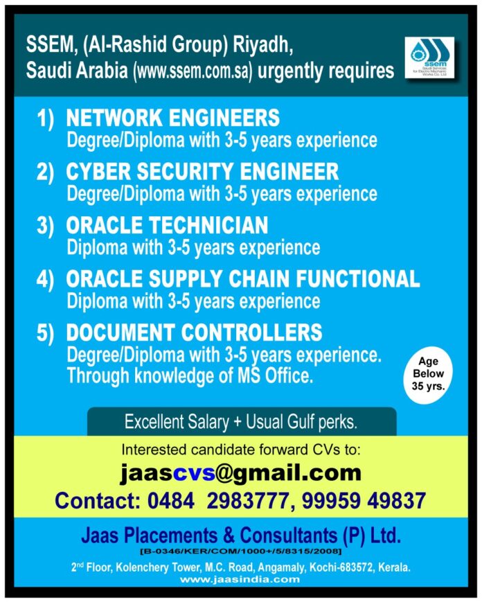 SSEM, (Al-Rashid Group) Riyadh, Saudi Arabia - Googal Jobs