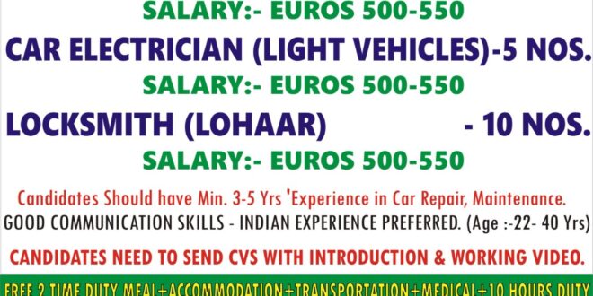 WALK IN INTERVIEW AT MUMBAI FOR SERBIA - MAILYOURJOB